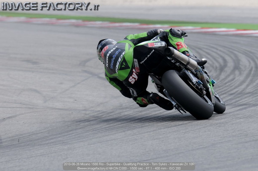 2010-06-26 Misano 1566 Rio - Superbike - Qualifyng Practice - Tom Sykes - Kawasaki ZX 10R